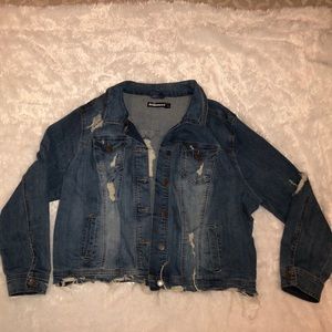 Distressed Jean Jacket